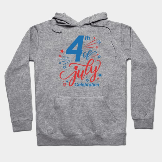 4th of July Celebration Unisex T-Shirt Hoodie by PATANIONSHOP